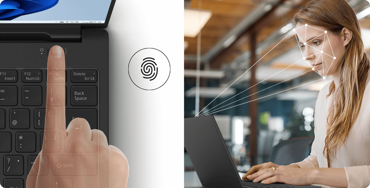 顔と指紋でスマートな生体認証