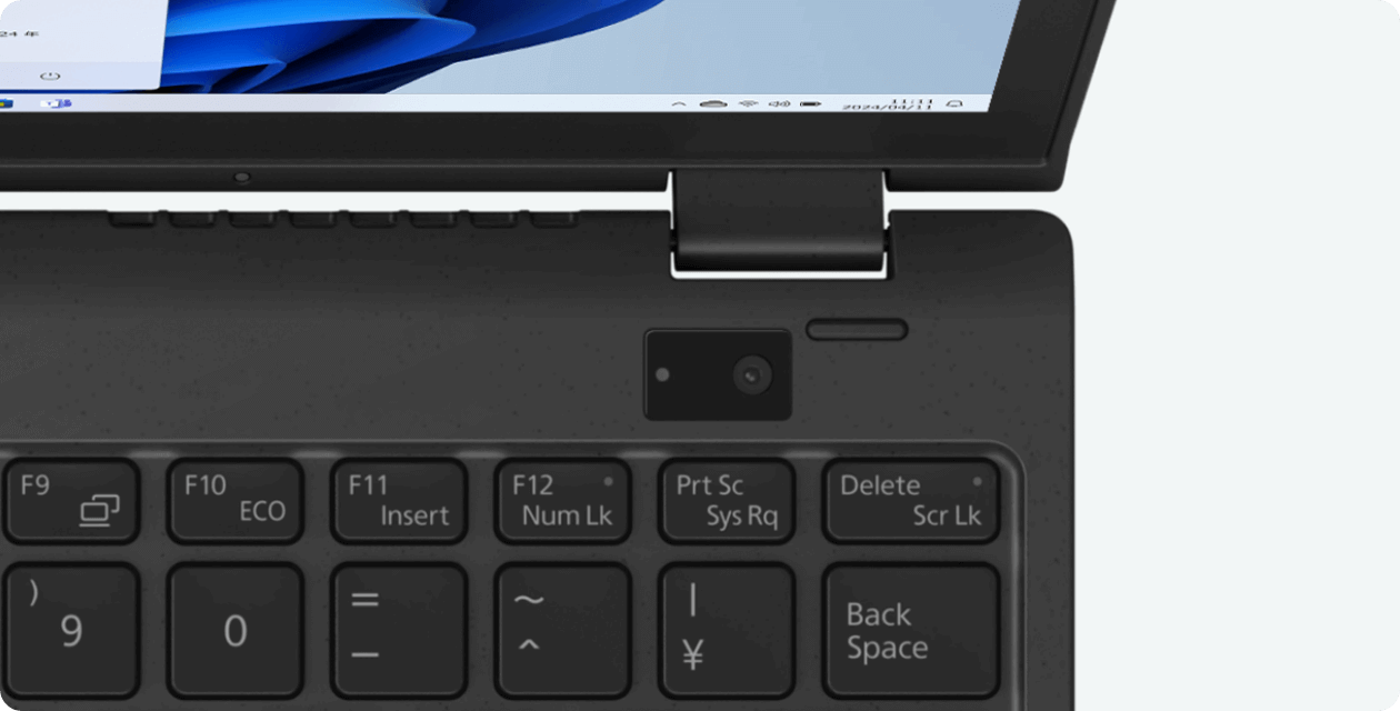 高精細リアカメラ