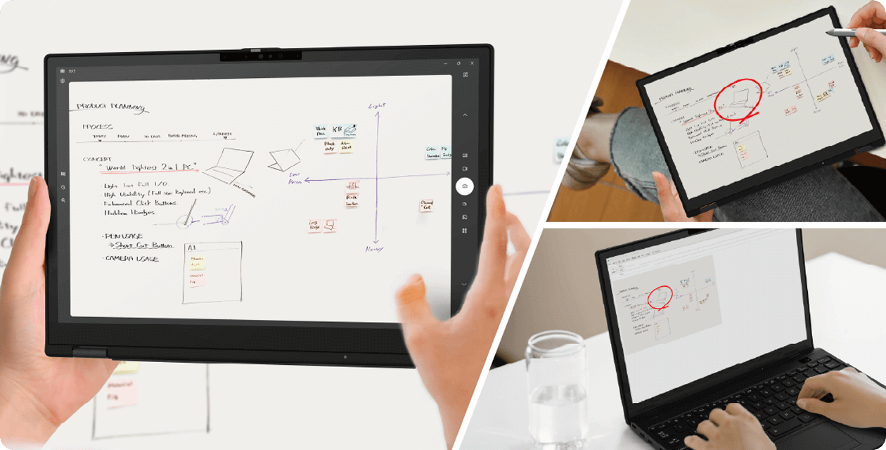 撮影・編集・共有が1台で完結