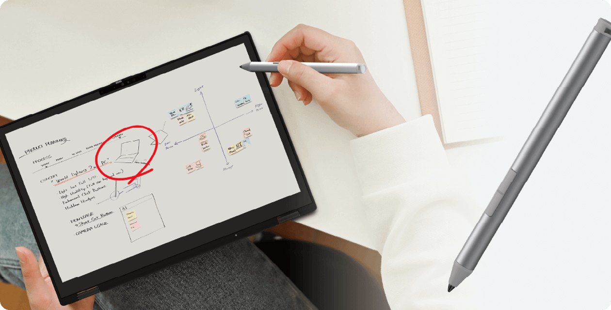 専用ペンが選べる