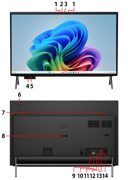 FMV F70YDM23インチ地デジ付windows10 FMV Desktop F | FMV Store | K0A1CTO1WWJP1
