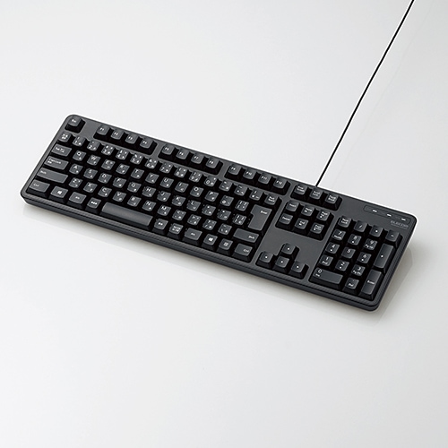 有線キーボード/メンブレン式/フルサイズ/ブラック TK-FCM104BK | 78815288